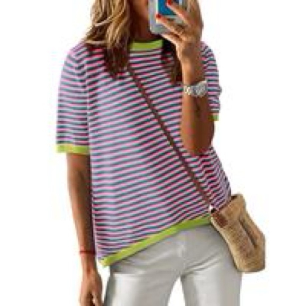 NWT - Dokotoo 2XL Summer Striped Top